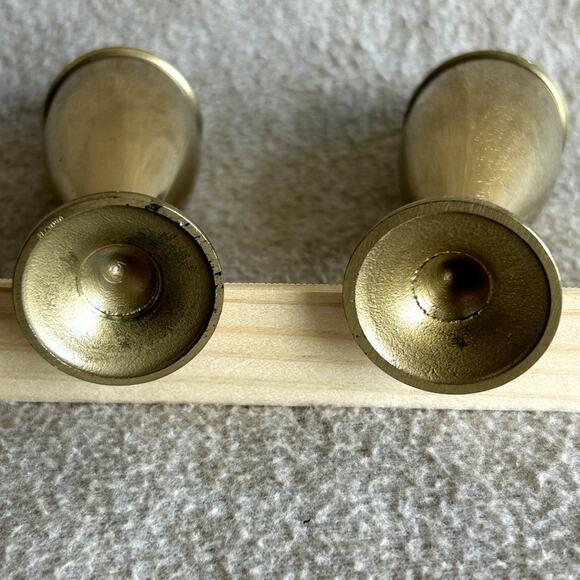 Vintage Dirilyte Dirigold Bronze Salt & Pepper Shakers Set Mid Century - Picture 3 of 6